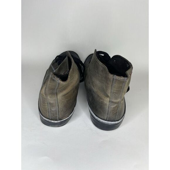 7 for all mankind Chukka Boots Men Size 11.5 Green Leather - Picture 7 of 14